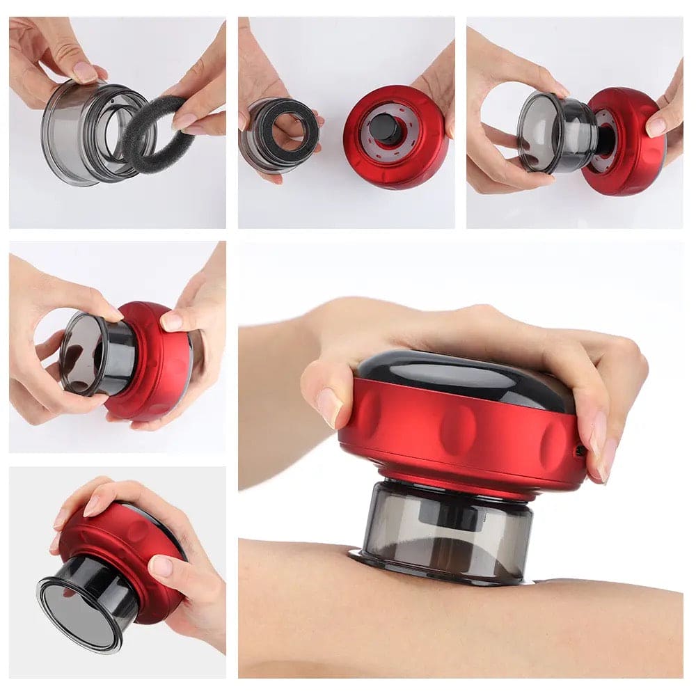 Electric Cupping Massager, Anti Cellulite Wireless Massager, 3 In 1 Electric Handheld Dynamic Suction Massager, Electric Anti Cellulite Suction Cup, Vacuum Cupping Massager, Guasha Scraping Fat Burner Device Electric Cupping Massager, Anti Cellulite Wireless Massager, 3 In 1 Electric Handheld Dynamic Suction Massager, Electric Anti Cellulite Suction Cup, Vacuum Cupping Massager, Guasha Scraping Fat Burner Device